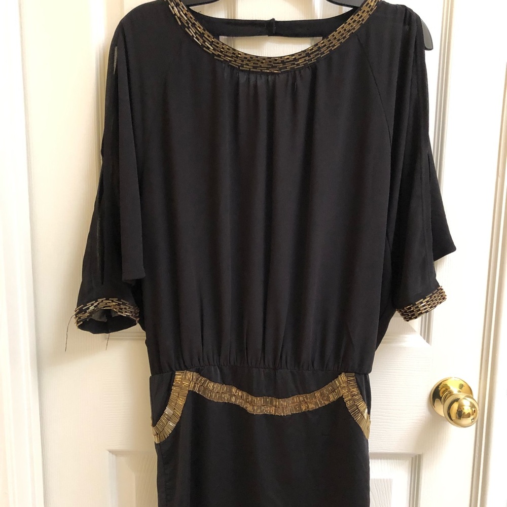 Moon collection black mini dress small